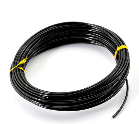 DoreenBeads – rouleau (10M) de fil d'aluminium noir pour la fabrication de bijoux artisanaux, diamètre 2mm(1/8 
