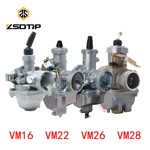 ZSDTRP-carburateur Mikuni VM16, 20, 22, 26, 28, 30mm, pour DT125 RX125 DT175 TZR125 YMH125, ATV, Quad moto ► Photo 1/6