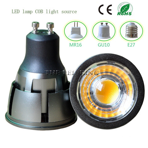 Projecteur LED COB Ultra lumineux, ampoule 9W 12W 15W 18 E26 E27 MR16 GU10 GU5.3 12V AC 220V 110V, Spot lumineux blanc chaud et froid ► Photo 1/6