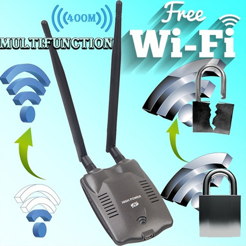 Adaptateur Wifi USB sans fil pour PC portable, processeur Ralink N9100 3070, récepteur Wifi externe, 3000mW, haute puissance ► Photo 1/6