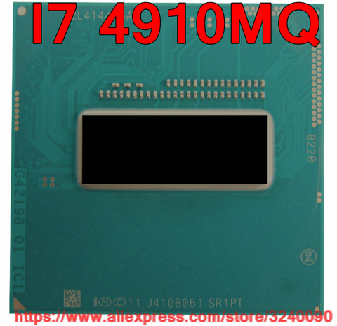 Processeur intel Core I7 4910mq SR1PT, 8 mo de Cache, 2.9GHz-3.9GHz, Quad-Core, pour ordinateur portable, Original, version officielle ► Photo 1/1