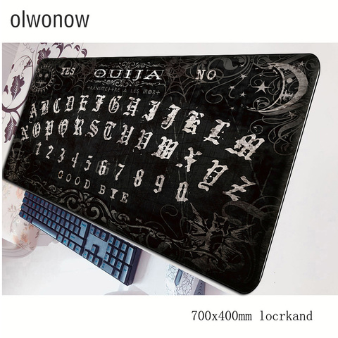 Ouija-tapis de souris de gaming 700x400x3mm, grand tapis pc pour jeu et ordinateur de bureau, tapis de clavier avec repose-poignet ► Photo 1/5