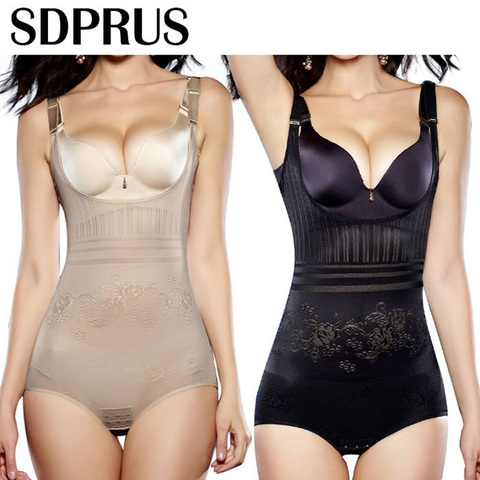 SDPRUS femmes postnatale post-partum sous-vêtements amincissants Shaper récupérer body Shapewear taille Corset ceinture noir/abricot ► Photo 1/6