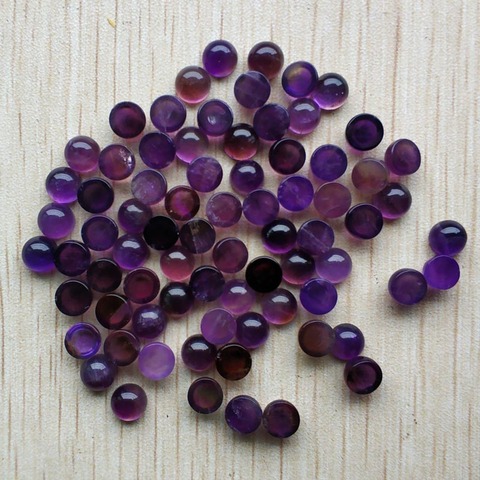 CABOCHON rond en pierre naturelle de 6mm, 50 pièces/lot, tendance 2022, perles pour bijoux et accessoires pour la fabrication gratuite ► Photo 1/2