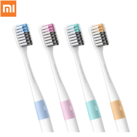 Xiaomi – brosse à dents intelligente, méthode Bass Doctor B, manuelle, souple, 4 couleurs/Lot, Original, avec boîte de voyage ► Photo 1/6