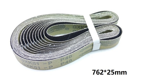 Ponceuse à bande Abrasive pour métal, 762x25mm, 10 pièces, GXK51, pour soudage, conditionnement de Surface ► Photo 1/4