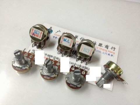 1 pcs/lot 148 conjoint unique potentiomètre A20K A50K A100K A200K poignée 15MM Fleur ► Photo 1/1