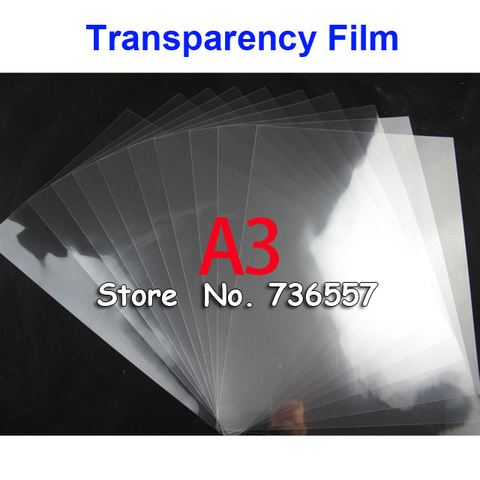 Film transparent étanche pour impression Laser, 50 pièces, A3 PET, Film de transfert d'impression ► Photo 1/6