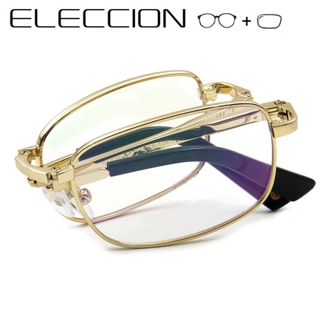 Lunettes de lecture pliables portables, optique de Prescription, pour hommes et femmes, nouvelle monture complète, lunettes progressives masculines, 2022 ► Photo 1/1