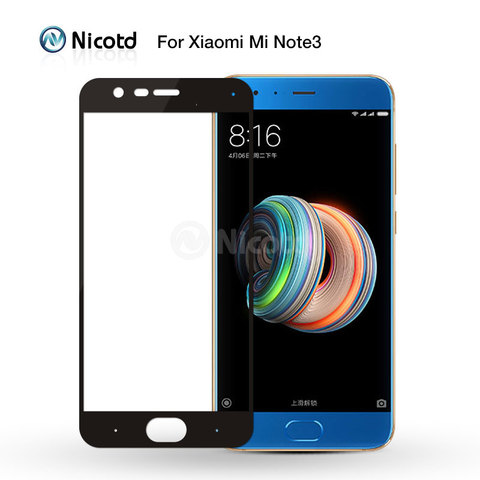Pour Xiaomi Mi Note 3 verre trempé Mi Note3 protecteur d'écran 2.5D courbe pleine couverture Film d'écran Xiomi pour Xiaomi Note 3 verre ► Photo 1/6
