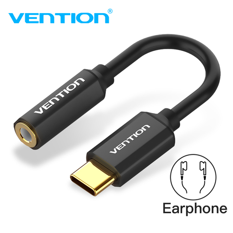 Vention – adaptateur d'écouteurs de Type C 3.5, câble Audio AUX, USB C mâle à Jack femelle de 3.5mm, pour Xiaomi 6 Mi6 MIX 2 Huawei Mate10 P20 Pro ► Photo 1/6