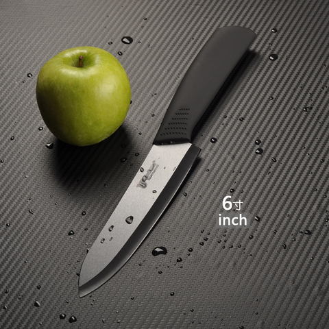 Timhome couteau de Chef pour Fruits et légumes, couteau en céramique 6 