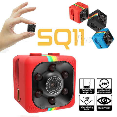 Nouveau SQ11 Mini caméra Sport de plein air Portable vélo caméscope Espia Oculta Secret Micro Cam Gizli Kamera Support caché TF carte ► Photo 1/6