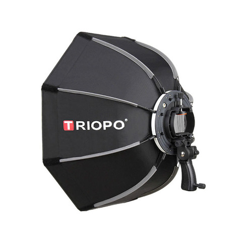 TRIOPO 90cm Photo octogone parapluie lumière Softbox avec poignée pour Godox V860II TT600 photographie studio accessoires boîte souple ► Photo 1/6