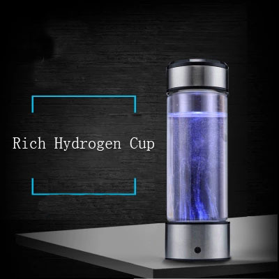 Générateur d'eau riche en hydrogène, Rechargeable par USB, électrolyse, énergie, antioxydant, ORP H2, ioniseur d'eau, Anti-vieillissement, verre sain ► Photo 1/3