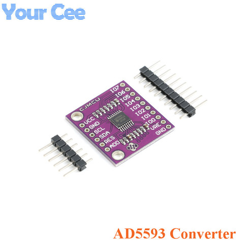 Convertisseur AD5593 analogique-numérique 12 bits Configurable, convertisseur ADC/DAC à 8 canaux ► Photo 1/6