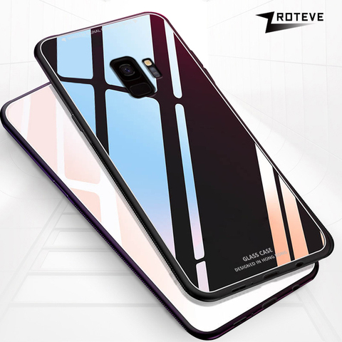 ZROTEVE – Coque en verre trempé pour Samsung Galaxy, pour modèles A8, A6 Plus 2022, A6S, A5, A7, A9, A9S, 2022 ► Photo 1/6