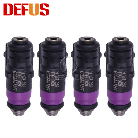 DEFUS – injecteur de carburant d'origine, OEM H132259, pour Renault Megane 1.6 16v 31 T, 4 pièces Buse d'injection de remplacement KM, essence 8200132259 ► Photo 1/1