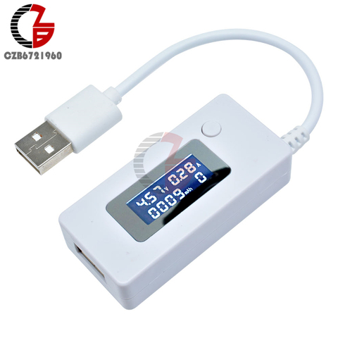 Voltmètre numérique cc ampèremètre LCD double chargeur USB détecteur de puissance Mobile tension compteur de courant testeur moniteur ► Photo 1/6