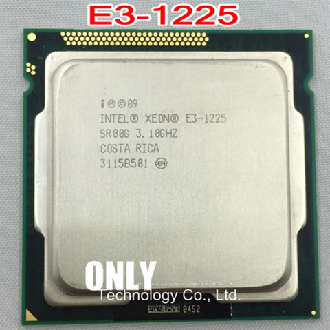Lntel Xeon E3 1225 E3-1225 (3.1 GHz/6 mo/4 cœurs/Socket 1155/5 GT/processeur de serveur de noyau d'escouade E3-1225 livraison gratuite (travail 100%) ► Photo 1/2