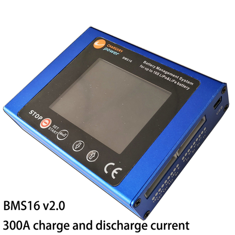 Livraison gratuite 300A BMS 2 S-16 S LiPo vie système de gestion de batterie TFT LCD affichage Lithium lifepo4 Li-ion chargerie BMS16 V2.0 ► Photo 1/3