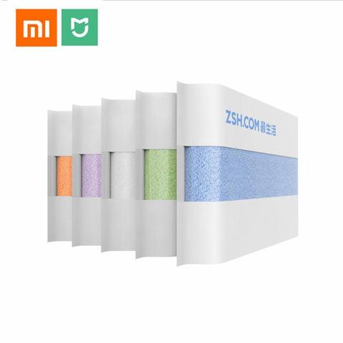 Xiaomi – serviette antibactérienne ZSH Polyegiene, série jeune 100% coton, 5 couleurs, bain, visage, très absorbant ► Photo 1/6