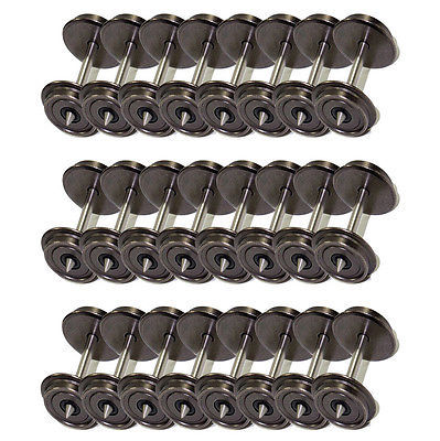 24 pcs 36 ''Métal Roues pour Modèle Train 1: 87 Echelle ho New C8724 DC Roues ferroviaire modélisation ► Photo 1/5