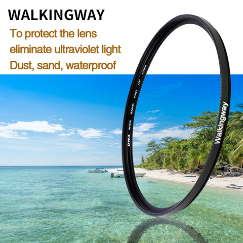 Walkingway filtre UV 52mm 77mm filtre pour appareil photo protecteur ultra-violet filtre d'objectif 49 55 58 62 67 72 82 filtre pour Canon Sony Nikon ► Photo 1/6