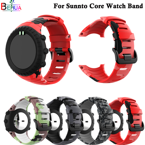 Bracelet de montre de sport en silicone pour Suunto Core, accessoire de rechange, nouvelle marque, haute qualité ► Photo 1/6