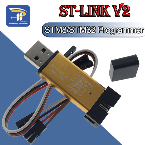 St-link V2 stlink mini STM8 STM32 ST lien simulateur télécharger la programmation avec couverture ► Photo 1/6