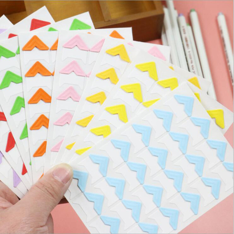 Stickers en papier kraft couleur bonbon, autocollants mignons pour cadre d'album Photo, Scrapbooking, DIY bricolage, lot de 72 pièces ► Photo 1/6