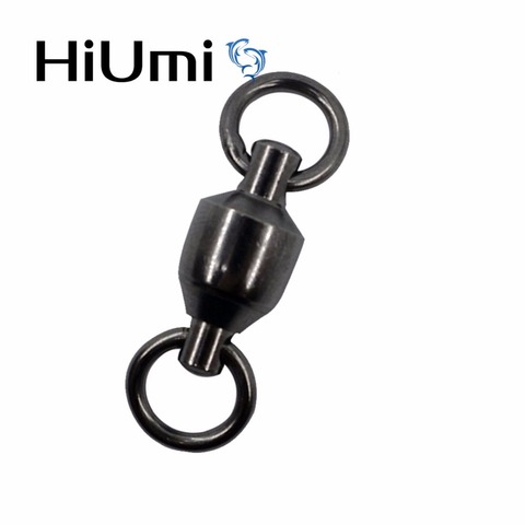 HiUmi roulement à billes robuste baril pêche roulement pivotant en acier inoxydable connecteur solide anneau taille 0 1 2 3 4 5 6 7 8 9 ► Photo 1/2