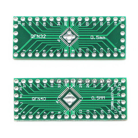 Adaptateur de prise 0.5MM, 10 pièces Pinboard QFN32 QFN40 vers DIP32 DIP40, plaque adaptateur PCB ► Photo 1/4