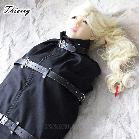 Thierry jeux Pour Adultes Retenue de Sexe Cosplay Esclave Jeux Corps maman Fétiche sleepsacks Bondage Harnais Érotique Produits Pour Couple ► Photo 1/6