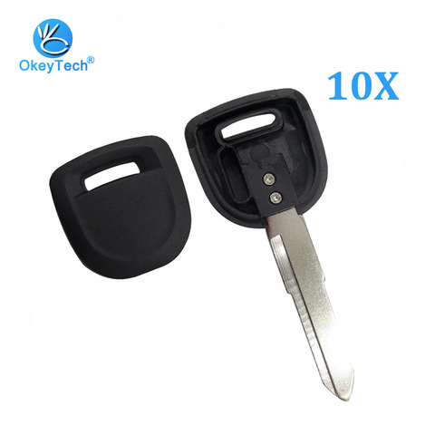 OkeyTech-clé avec transpondeur Mazda | Coquille de clé, lame non coupée, etui de voiture, porte-clé sans puce pour M3 M6 Escape Edge Lincon, 10 pièces/lot ► Photo 1/6