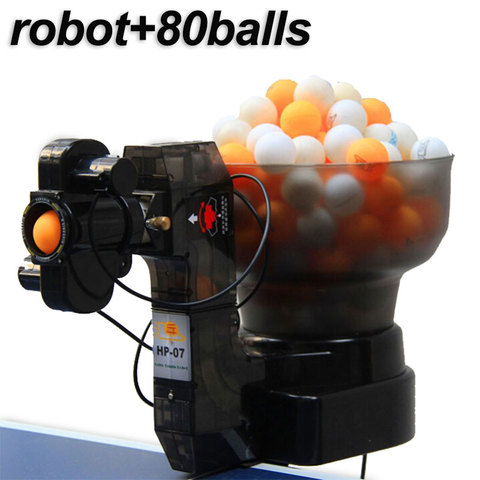 Robot professionnel de Tennis de Table, lance-balles, Machine Portable, multifonctionnel économique (80 pièces gratuites, livraison rapide) ► Photo 1/6