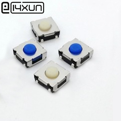 Micro bouton-poussoir Tactile étanche en Silicone, 10 pièces, 6x6x3.1/3.4/4.3/5mm, 4Pin SMD ► Photo 1/1