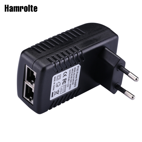 Hamrolte – séparateur d'injecteur POE pour caméra IP, adaptateur Ethernet, commutateur POE, norme EU/UK/US/AU en option, dc 48v 0,5 a ► Photo 1/1