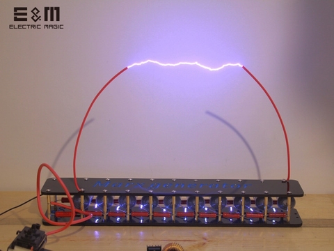 Panneau de bricolage 10 grades Marx impulsion tension impulsion générateur haute tension Marx générateur Tesla bobine résistance condensateur ► Photo 1/4