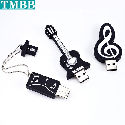 Clé Usb créative avec instrument de musique, support à mémoire de 4gb 8gb 16gb 128GB 32gb 64gb, lecteur flash ► Photo 1/5