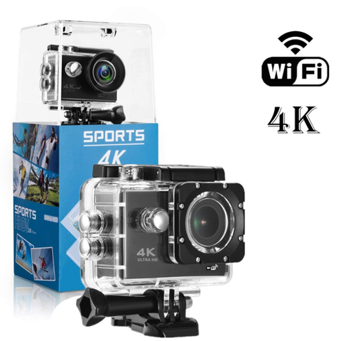 F600 F600R 4K Wifi caméra d'action 16MP 170D Sport DV 30M 1080P aller étanche Pro Sports extrêmes vidéo casque de vélo voiture Cam Dvr ► Photo 1/1