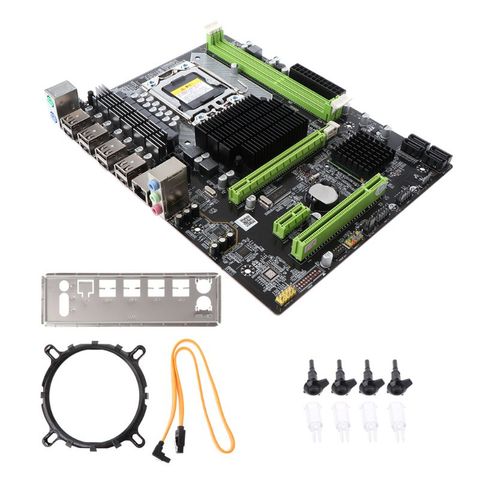 Carte mère X58 pour serveur et ordinateur de bureau, composant PC, mémoire DDR3, socket LGA 1366, ECC REG ► Photo 1/1