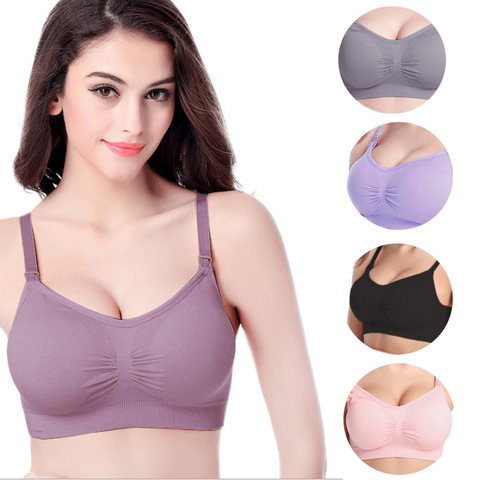 Soutien-gorge de maternité pour femmes | Soutien-gorge pour l'allaitement, sous-vêtements pour femmes enceintes et vêtements de grande taille ► Photo 1/6