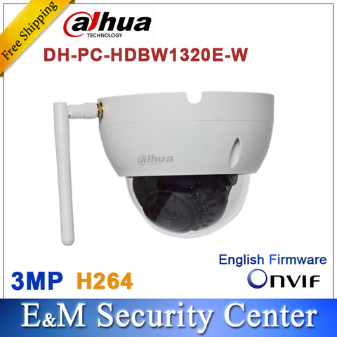 Dahua-caméra de surveillance dôme IP wifi 3MP/hd, dispositif de sécurité, dispositif infrarouge, version anglaise IPC-HDBW1320E-W, Original, compatible IPC-HDBW1320E-W ► Photo 1/1