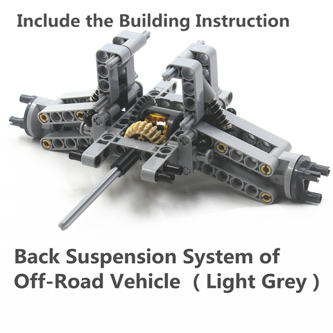 MOC pièces techniques 78 pièces système de Suspension arrière de véhicule tout-terrain compatible avec lego pour enfants garçons jouet TSMA-RSS78 ► Photo 1/2