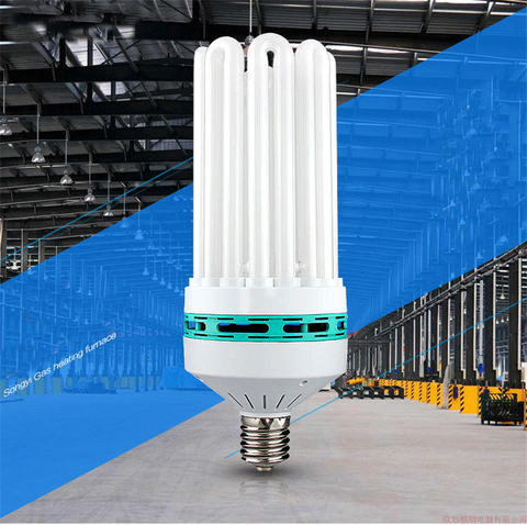 Tube à économie d'énergie fluorescente, E40 8U 185W 300W 400W, ampoule haute puissance, lumière blanche intérieure et industrielle, lampe CFL ► Photo 1/6