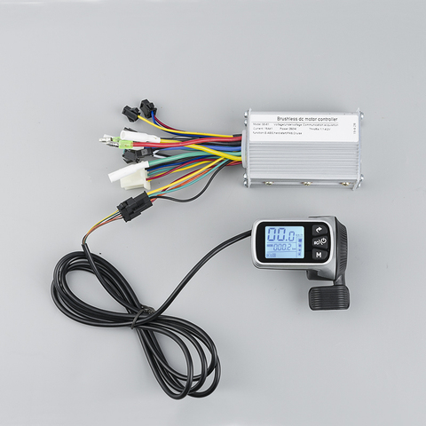 WUXING-accélérateur de pouce 24/36V 48V, avec écran LCD