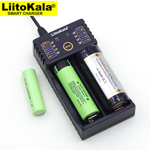 Liitokala – chargeur de batterie Lii-202 18650 b, charge 1.2 3.7V 3.2V 26650 V AA / AAA 10440 16340 25500 NiMH, batterie au Lithium ► Photo 1/6