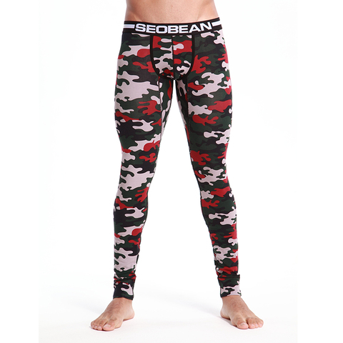 Legging Long en coton pour homme, sous-vêtement thermique, motif Camouflage, jean, pantalon chaud ► Photo 1/1