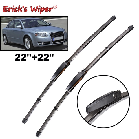 Erick's essuie-glace LHD balais d'essuie-glace avant pour Audi A4 B7 S4 RS4 2004 - 2008 pare-brise fenêtre avant 22 